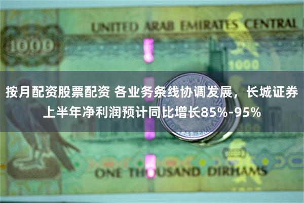 按月配资股票配资 各业务条线协调发展，长城证券上半年净利润预计同比增长85%-95%